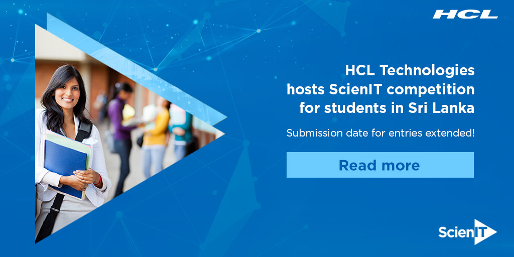 HCL Technologies to Host ScienIT Competition for Students in Sri Lanka